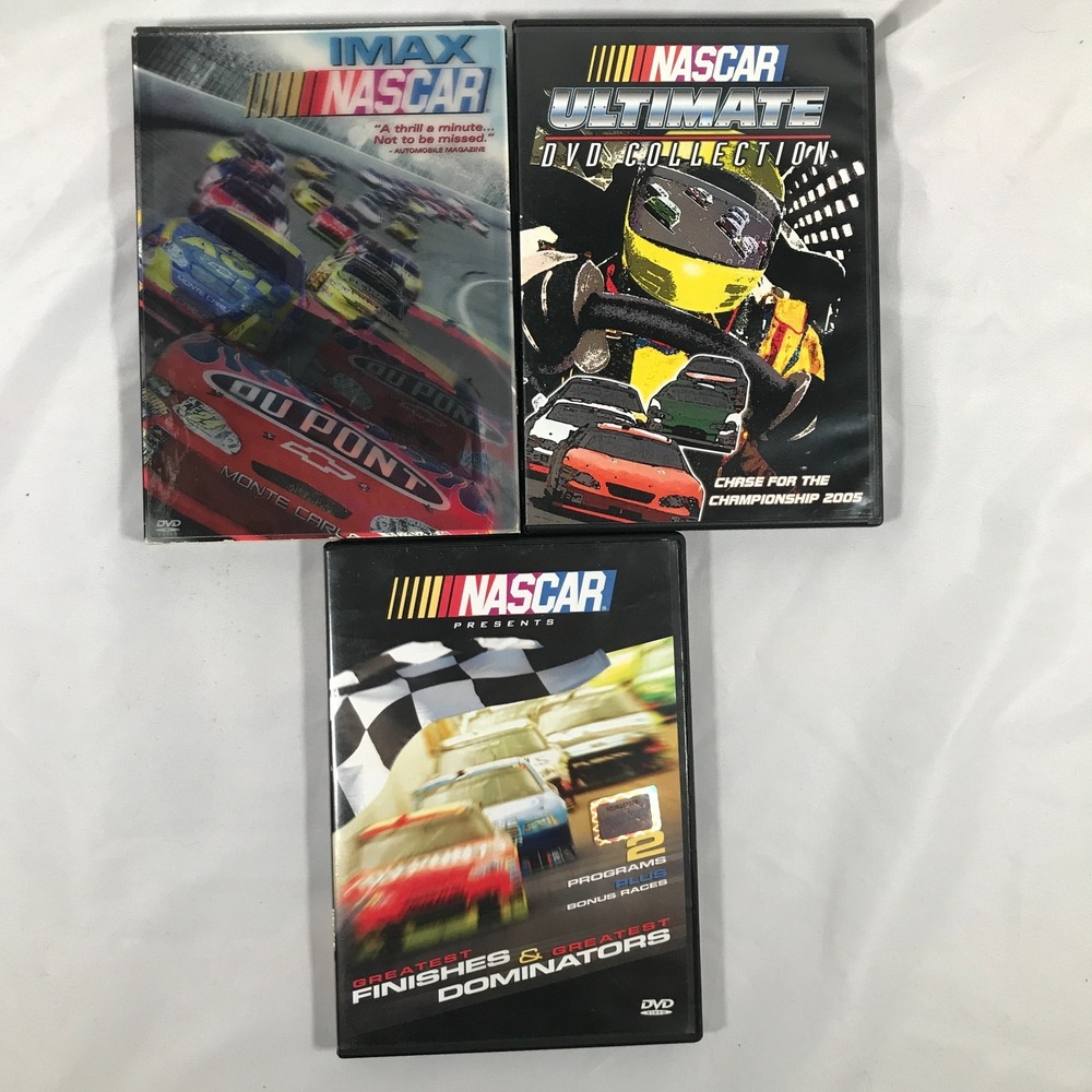 NASCAR DVD Bundle IMAX NASCAR Ultimate Collection 2005 Greatest Finishes 3-Disc‎